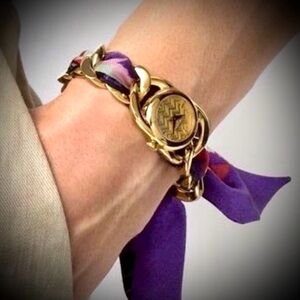 Missoni Gioiello scarf interlinked watch